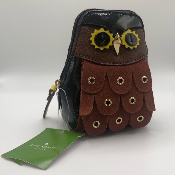kate spade Handbags - NWT Kate Spade Rare Owl Coin Purse Maximillian